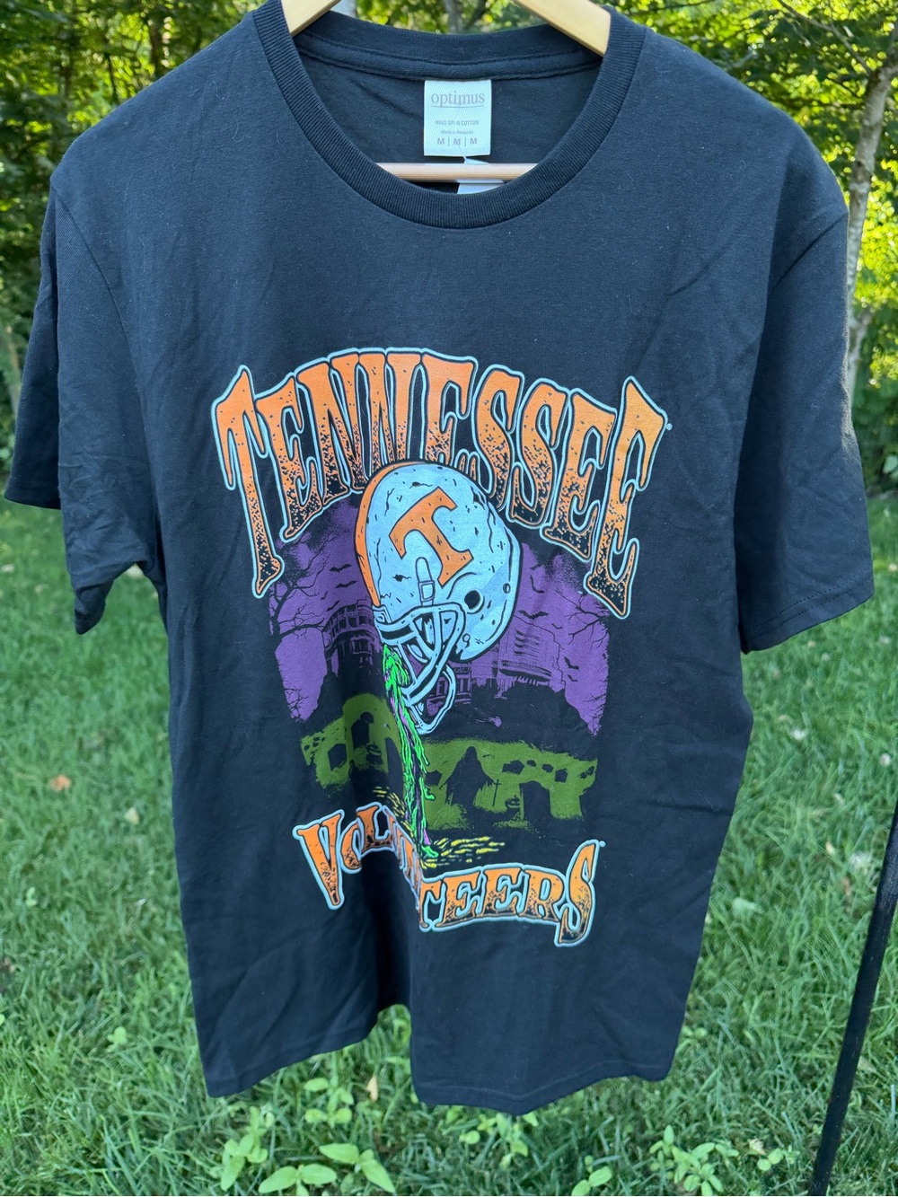 Tennessee Volunteers Black Halloween 2024 Thriller Zombie T-Shirt NWT Medium